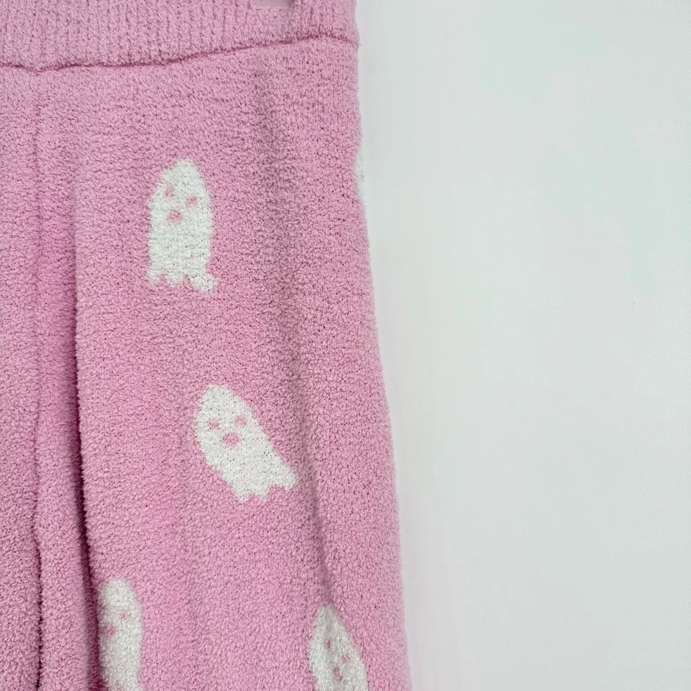 Cupcakes and Cashmere Pink Ghost Super Soft Pants Size XL Plush Lounge Pull on